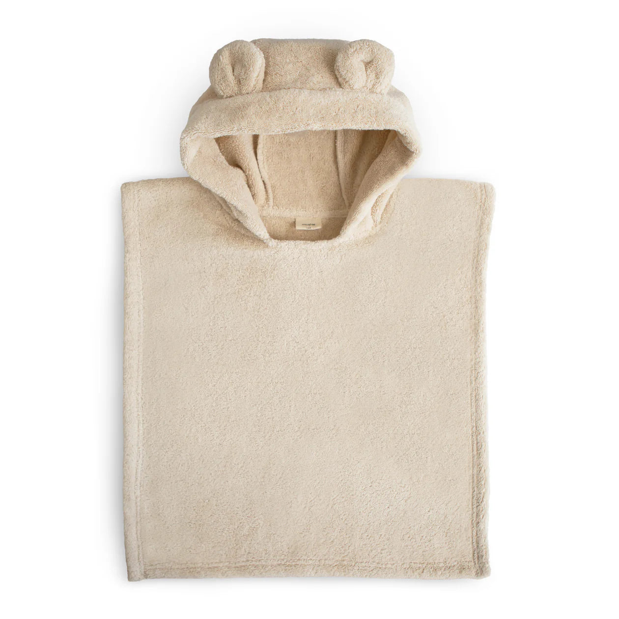 Bear Poncho Mushie - natural